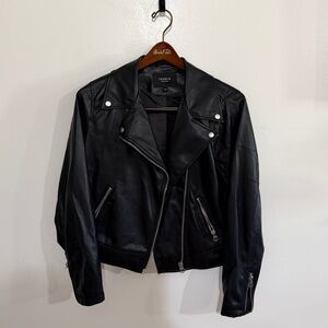 Faux Leather Jacket